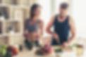 Couple Cooking